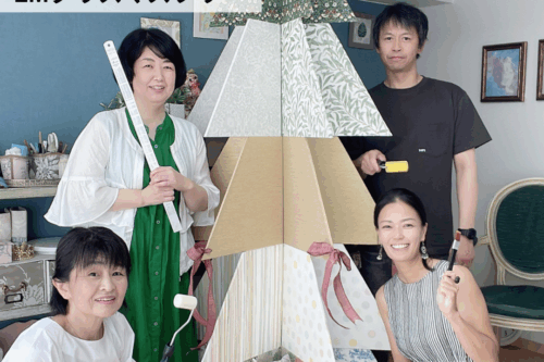 クリエナージュで作る-2Mクリスマスツリー